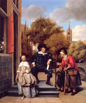 Jan Steen : A Burgher of Delft and His Daughter